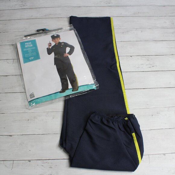 Cosplay Halloween Costume Boy's Size L 12-14 Police Officer Uniform Set - Picture 4 of 10